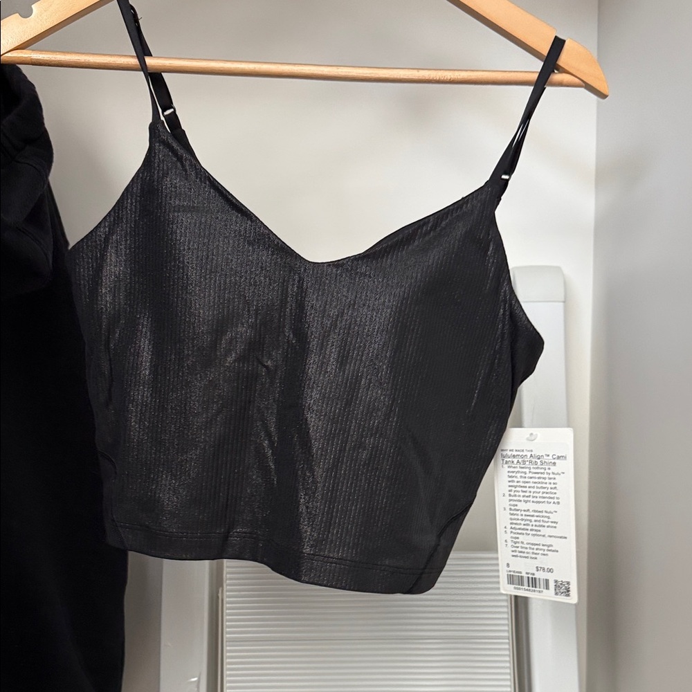 lululemon athletica align cami tank a/b Rib shine